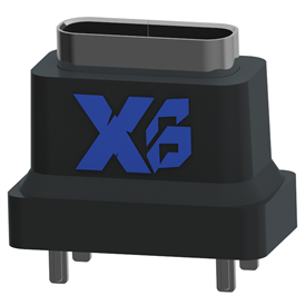 XB-TYPE C 16 P-14パッチ縦型TYPE Cソケット高さ10.5 mm 16 Pin防水Type C USBメスSMT H=10.5 mm